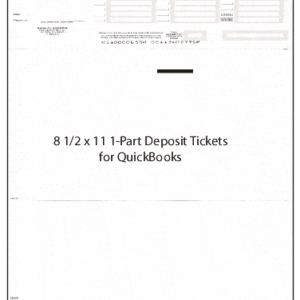 QuickBooks Deposit Tickets